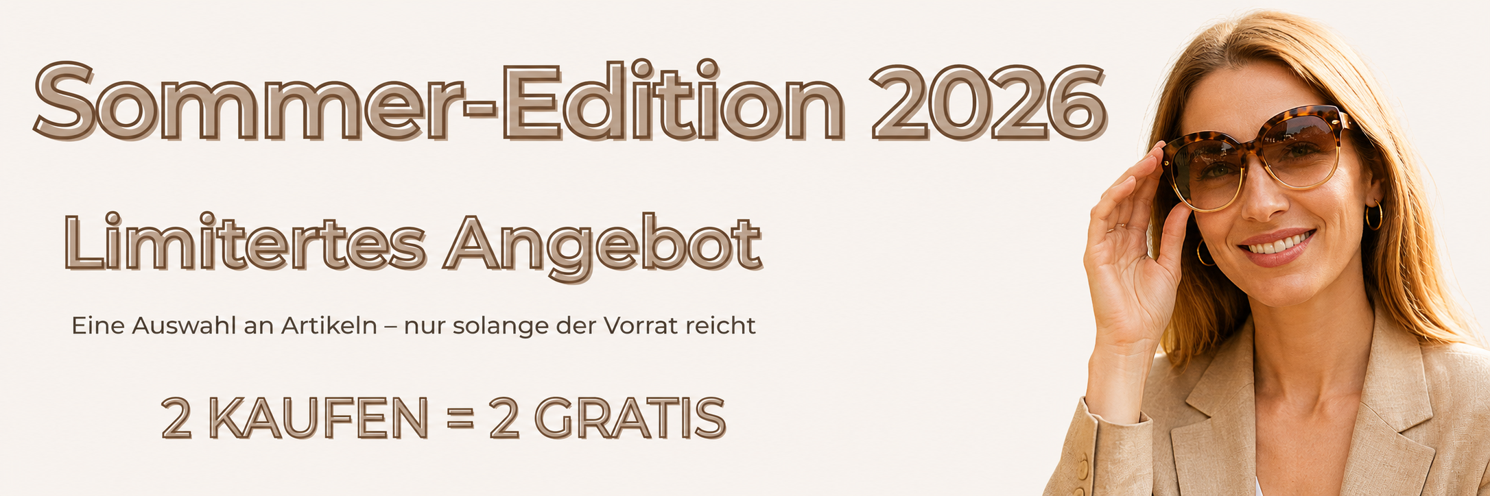Sommer-Edition 2026 — 2 Kaufen = 2 Gratis